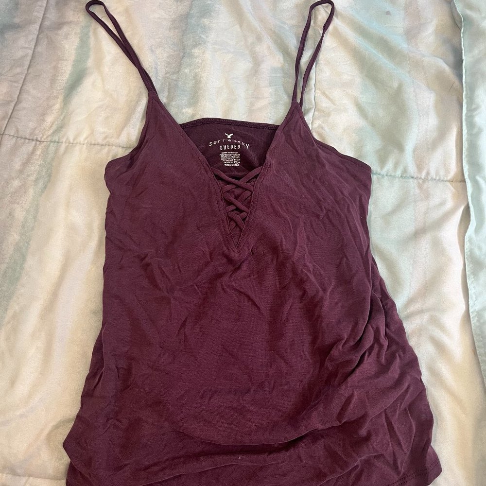 Soft And Sexy Tank Maroon